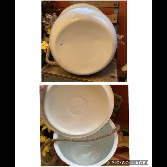 Vintage Farmhouse Enamel Pot - Picture 7 of 9